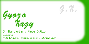 gyozo nagy business card